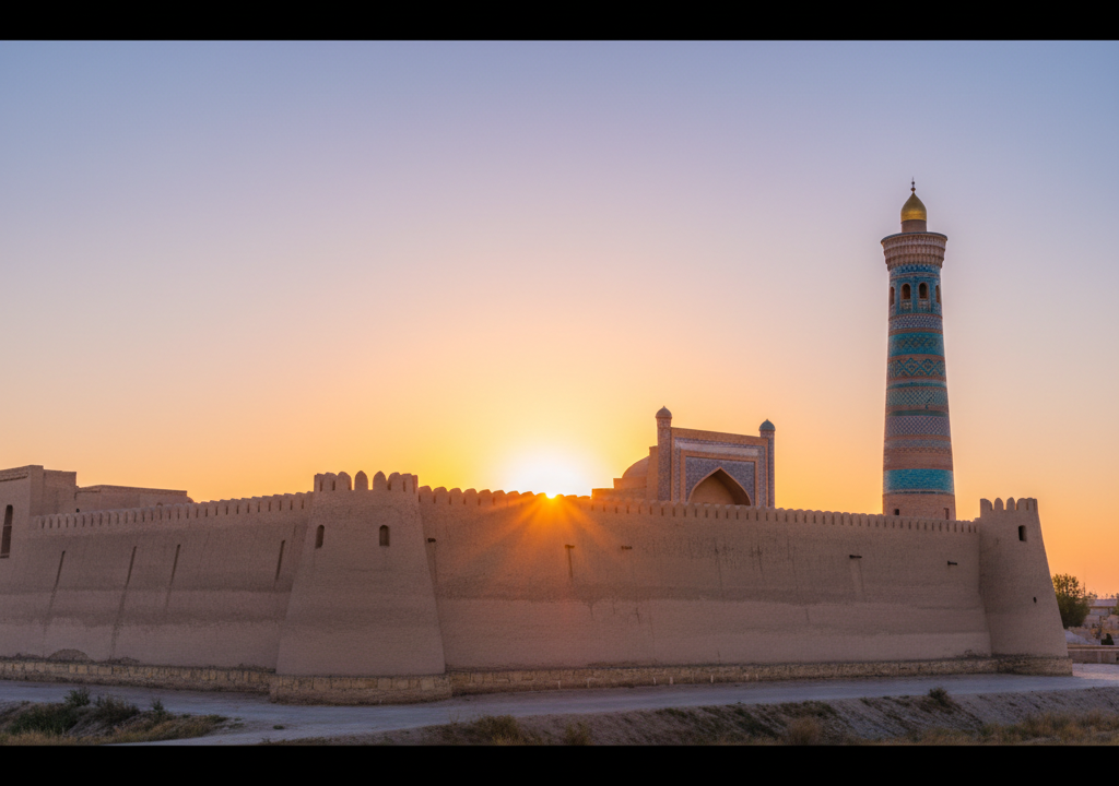 Azuurblauwe mozaïeken in de zijderoute-steden Khiva en Buchara