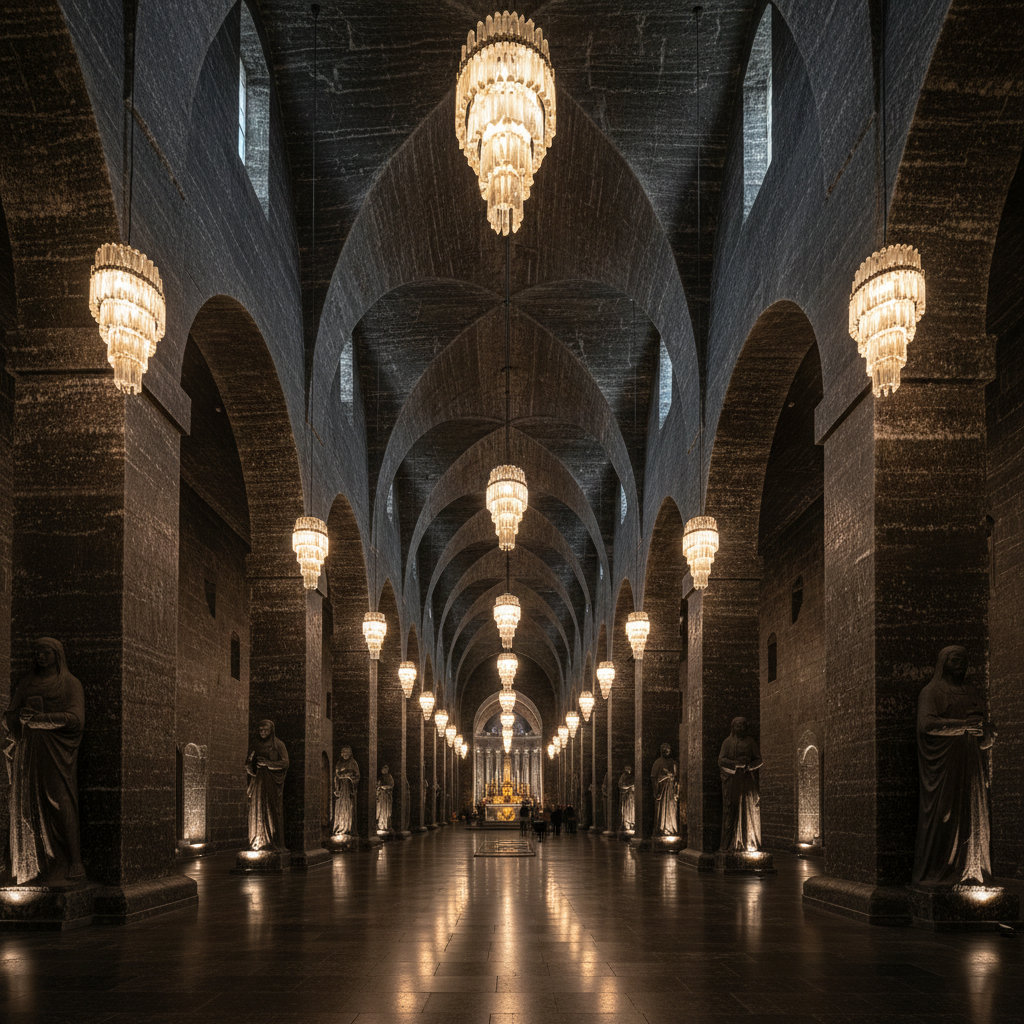 De ondergrondse zoutkathedralen van Wieliczka