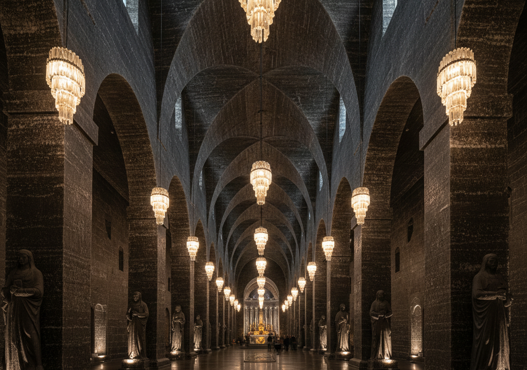 De ondergrondse zoutkathedralen van Wieliczka
