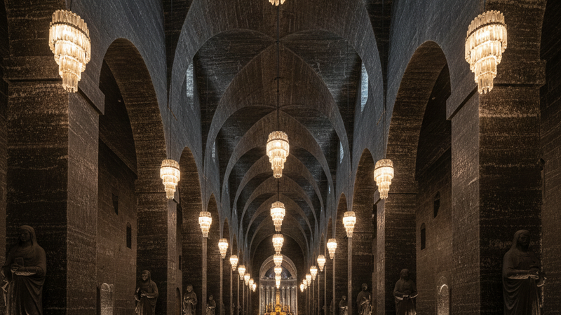 De ondergrondse zoutkathedralen van Wieliczka