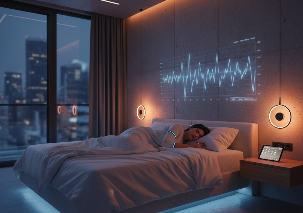 Slaap optimaliseren met biometrische data en lichtcontrole
