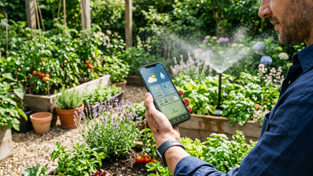 Slimmer Besproeien: De Revolutie van de Slimme Tuin-App