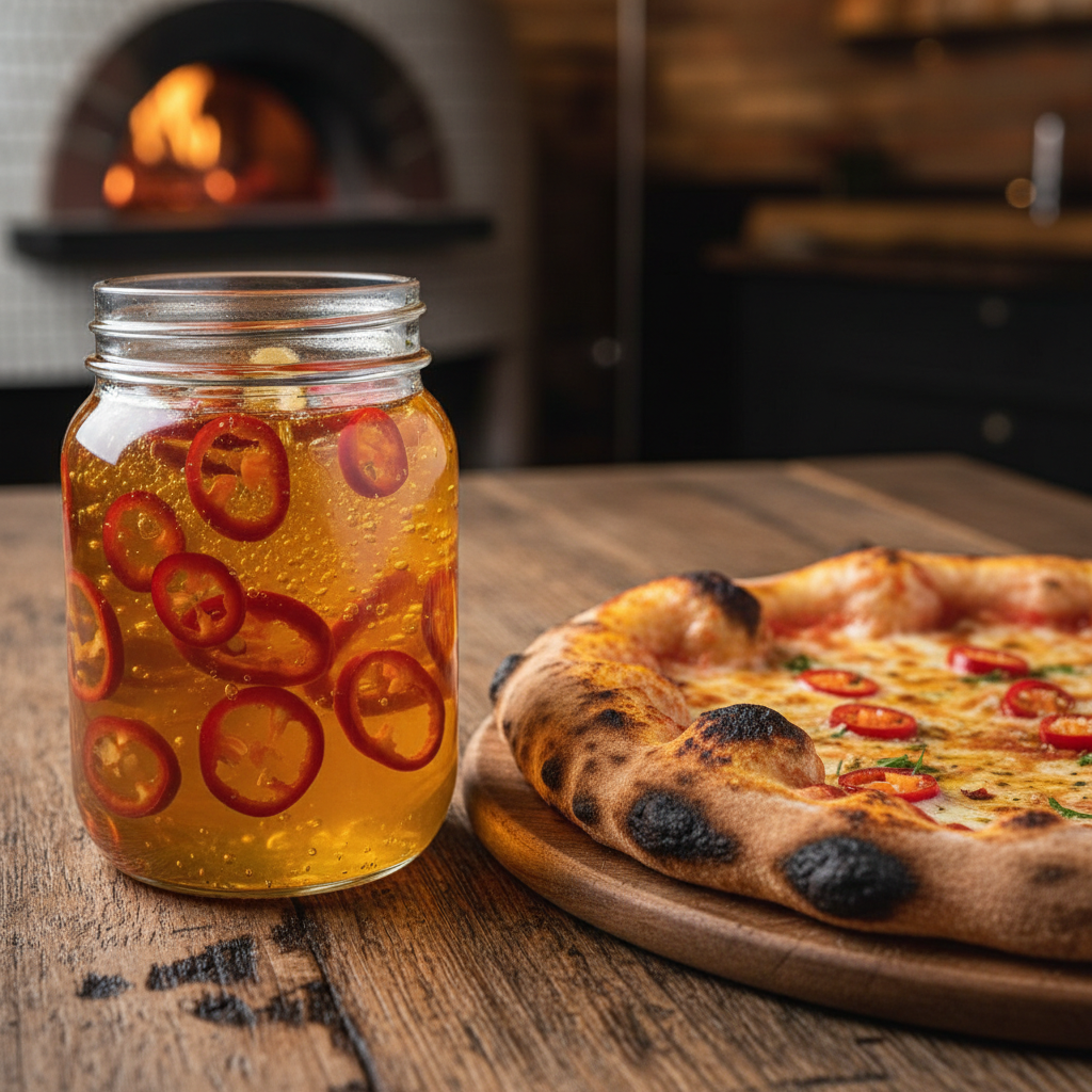 Gefermenteerde honing met chili voor de perfecte pizza