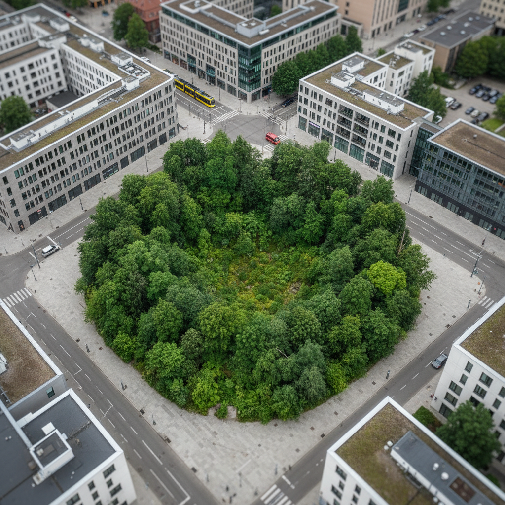 Hittekaarten sturen de aanplant van stedelijke microbossen